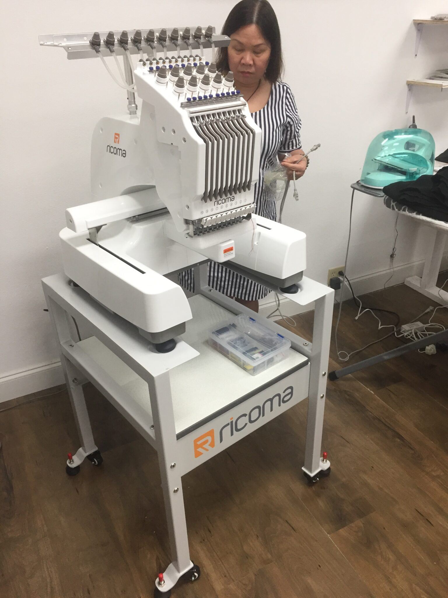 A New Embroidery Machine for My Store